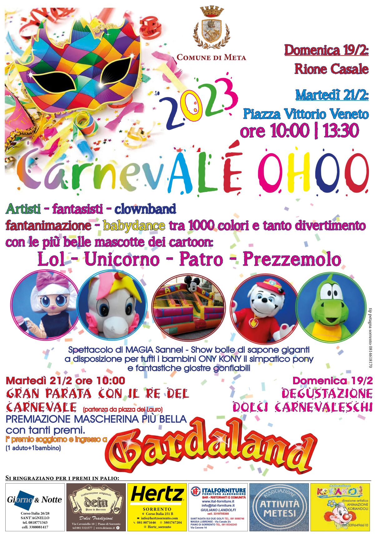 Meta: Carnevale in piazza 2023