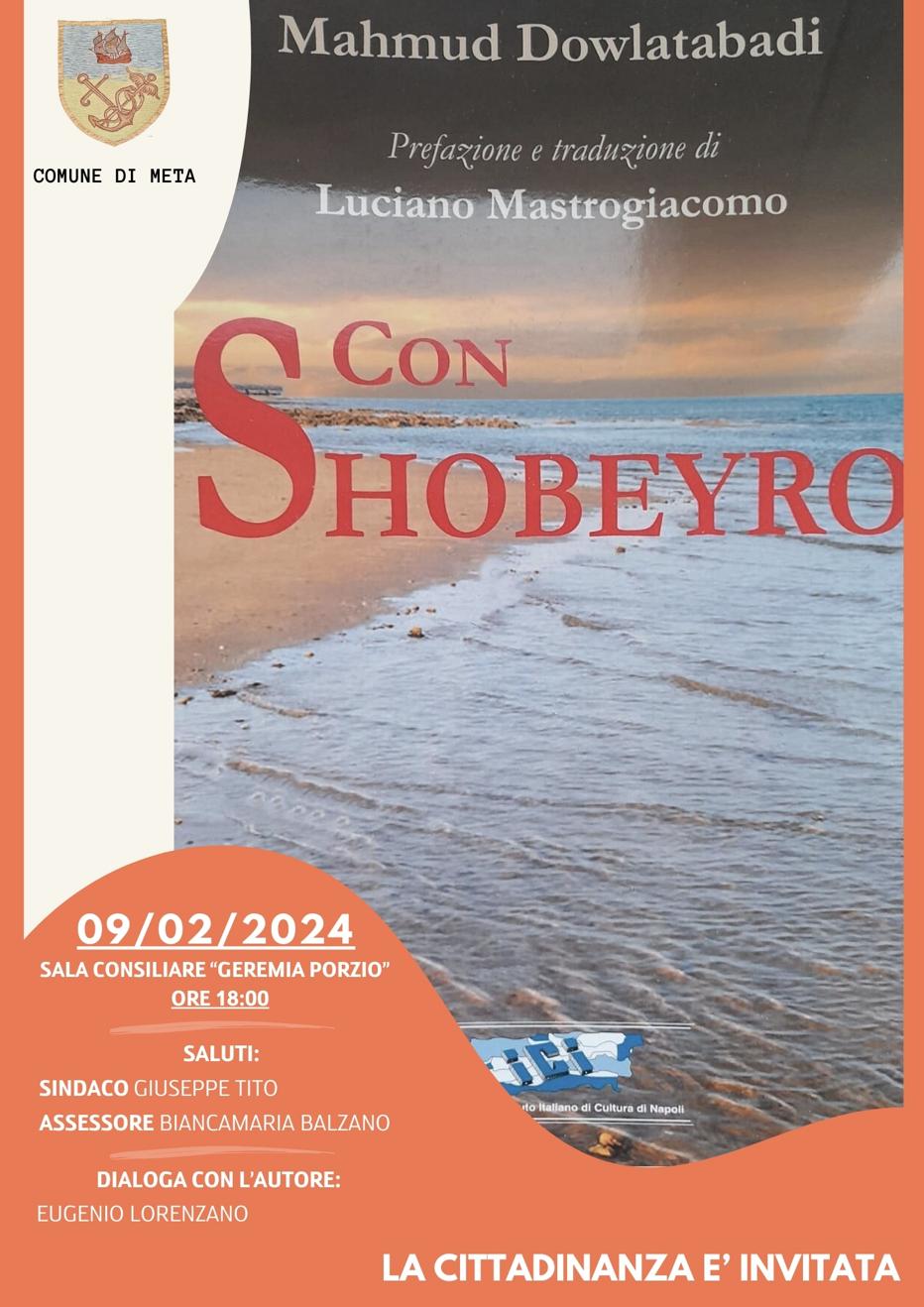 Presentazione del libro: Con Shobeyro